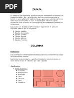 Proceso Constructivo de Zapatas y Columnas