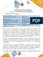 Syllabus Curso Metodologia de La Investigacion