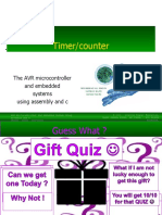 Timer/counter: The AVR Microcontroller and Embedded Systems Using Assembly and C