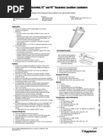 FR Enclosed and Gasketed FZ and FD Hazardous Locations Luminaires