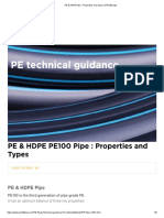 PE & HDPE Pipe - Properties and Types of PE100 Pipe