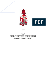 424 Fire Fighting Equipment Knowledge Sheet PDF