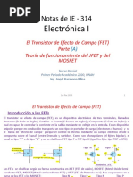 El FET Teoria de Operacion IE-314 Parte A