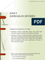 BAB 6 Kebijakan Dividen