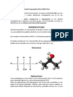 Alcohol Isopropílico