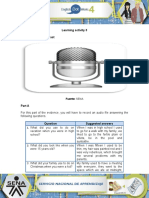 Learning Activity 3 Evidence: All in The Past: Fuente: SENA