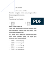 Determinan Matriks