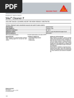 Sika® Cleaner P: Product Data Sheet