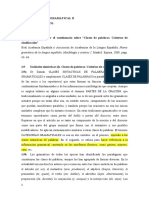 RAE ASALE Material para El Cuestionario Clases de Palabras y Criterios de Clasificacion