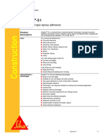 Sikadur - 31: 2-Part Thixotropic Epoxy Adhesive