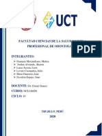 OCLUSION... Informe Del Sistema Estomagtonatico