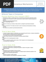 Consensus Mechanisms: Different Types of Consensus