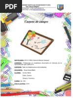 Carpeta Campo Metodología PDF