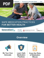 Safe Medication Practices: For Better Health