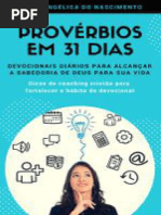 Provérbios em 31 Dias - Devocionais Diários para Alcançar A Sabedoria de Deus para Sua Vida PDF