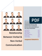 Relationship Between Verbal and Non-Verb