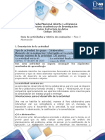 Guia de Actividades y Rúbrica de Evaluación - Unidad 1 - Fase 2 - Abstracción