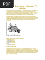 Bombas de Inyección en Línea Tipo PE Estándar