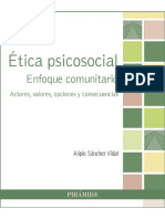 Ética Psicosocial. Enfoque Comunitario PDF