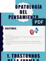 Psicopatologia Del Pensamiento y Lenguaje