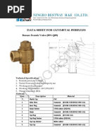 Data Sheet of Bronze Ferrule Valves