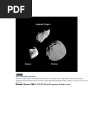 Asteroid Gaspra: Microsoft ® Encarta ® 2006. © 1993-2005 Microsoft Corporation. All Rights Reserved