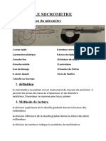 TP LE MICROMETRE