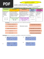 Actividades de Multiplicación 5° Básico 