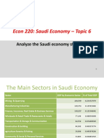 Econ 220: Saudi Economy - Topic 6