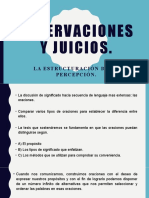 Observaciones y Juicios