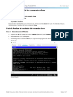 11.3.3.3 Packet Tracer - Using Show Commands