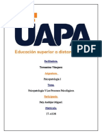 Psicopatologia Tarea 3.