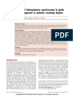 The Use of Bioimpedance Spectroscopy To Guide Fluid Management in Patients Receiving Dialysis