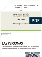 Las Organizaciones, Las Personas y Su Interacción