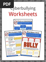 Sample Cyberbullying Worksheets