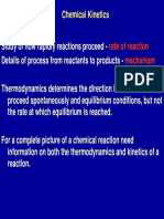 Chemical Kinetics: Rate of Reaction Mechanism