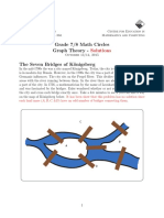 Grade 7/8 Math Circles Graph Theory - : Solutions