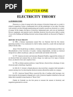 Chapter 1 Electricity Theory PDF