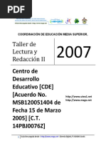 01 D. B. - Taller de Lectura y Redaccion II PDF