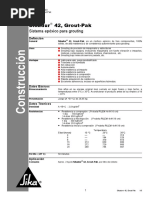 Sikadur 42 Grout-Pak-Epoxico