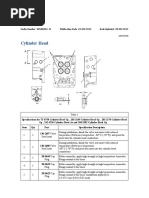 Specifications Culender Head 3512 Cat