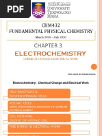 CHM432 Fundamental Physical Chemistry: Electrochemistry