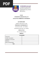 Evaluative Commentary Essay Partnership