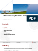 LTE Inter Frequency Reselection Priority Trial Report: Huawei Technologies Co., LTD