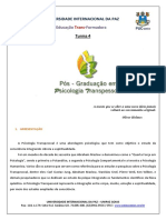 Pos Graduacao em Psicologia Transpessoal Turma 4 PDF