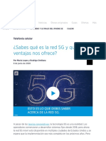 ¿Sabes Qué Es La Red 5G y Qué Ventajas Nos Ofrece - Digital Trends Español PDF