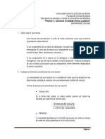 Proyecto %, Soluciones en Unidades Físicas y Químicas PDF