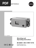 Series 3730 Electropneumatic Positioner Type 3730-1: Mounting and Operating Instructions EB 8384-1 EN (1300-1610)