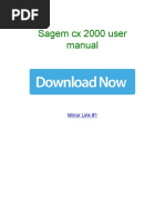 Sagem CX 2000 User Manual: Mirror Link #1