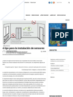 4 Tips para La Instalación de Sensores - Revista Cero Grados